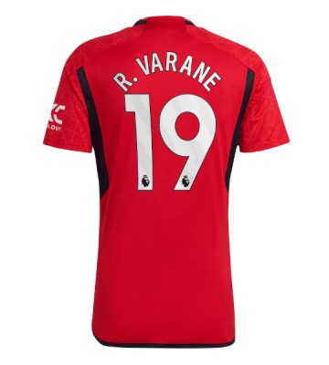 Manchester United Raphael Varane #19 Replica Home Stadium Shirt 2023-24 Short Sleeve